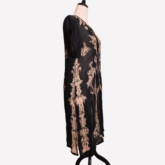 Duster sheer chiffon, - Picture 4 of 6